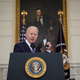 U.S. President Joe Biden speaks about the March jobs report in the State Dining Room of the White House on April 2, 2021 in Washington, DC.